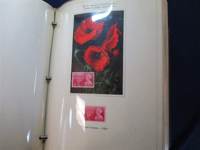 Flower/Plant Topical Stamp and Cover Collection (Est $50-80)
