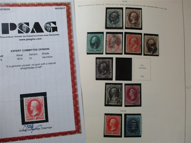 USA Collection in Scott National Album to Mid-1970's With Many Better! (Est $7500-8000)