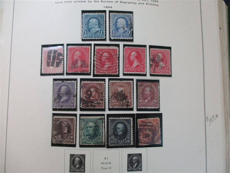 USA Collection in Scott National Album to Mid-1970's With Many Better! (Est $7500-8000)