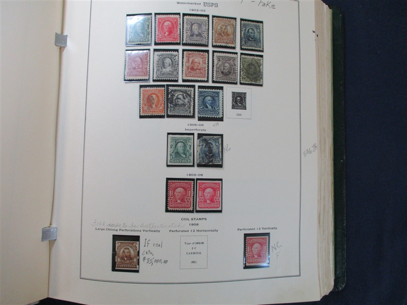 USA Collection in Scott National Album to Mid-1970's With Many Better! (Est $7500-8000)