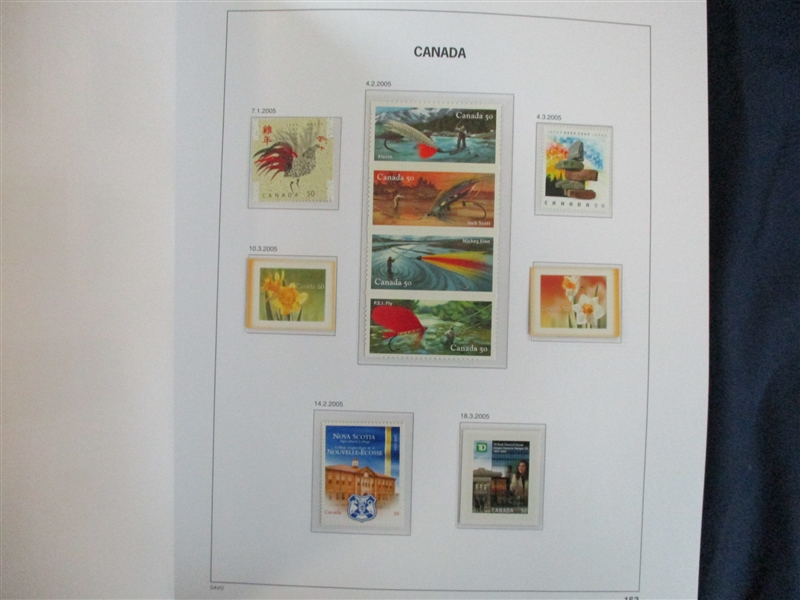 Canada Mostly Mint Collection 2000-2012 in Davo Hingeless Albums (Est $500-600)