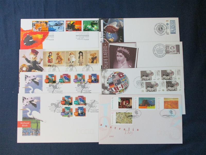 Australia and Christmas Island First Day Cover Group (Est $200-250)