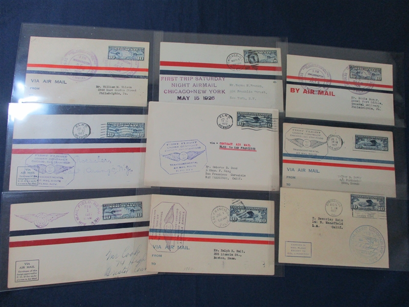 USA Airmail Cover Group (Est $90-120)