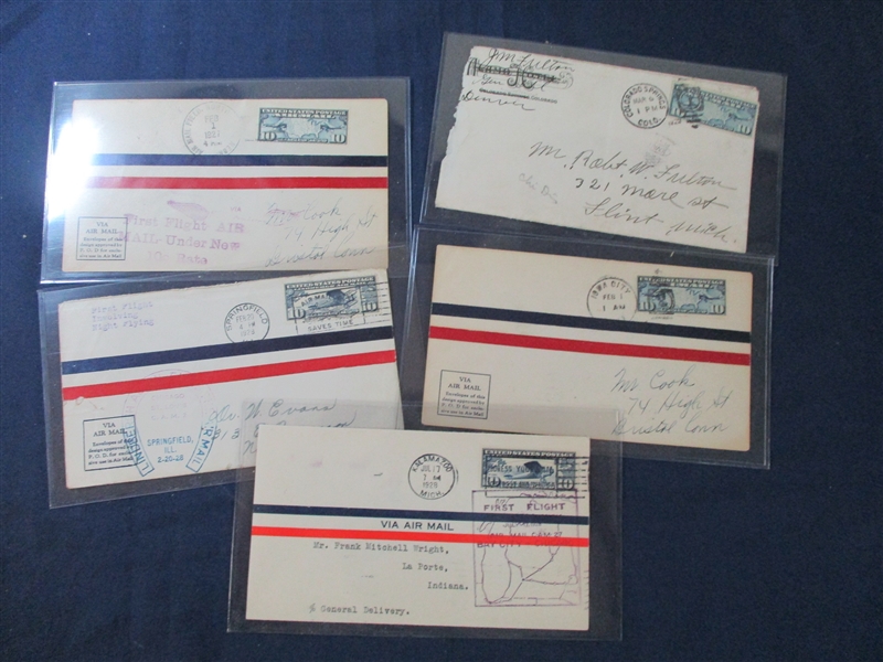 USA Airmail Cover Group (Est $90-120)