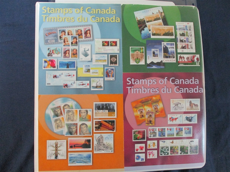 Canada Mint Collection 2000-2010 on Album Pages (Face $700+) 