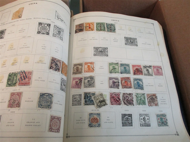 Worldwide Collection in 7 Scott Internationals to 1965 (Est $600-900)