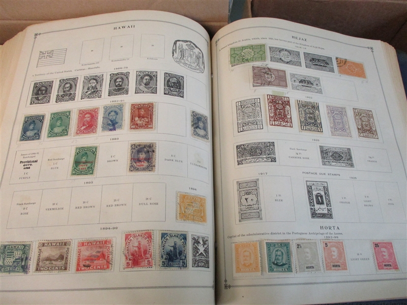 Worldwide Collection in 7 Scott Internationals to 1965 (Est $600-900)