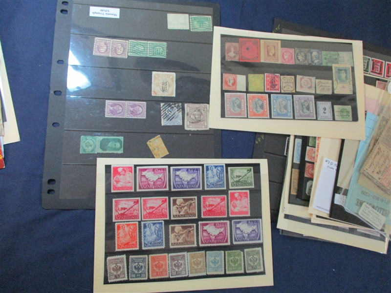 Worldwide Consignment Remainder Stamps and Covers (Est $150-200)