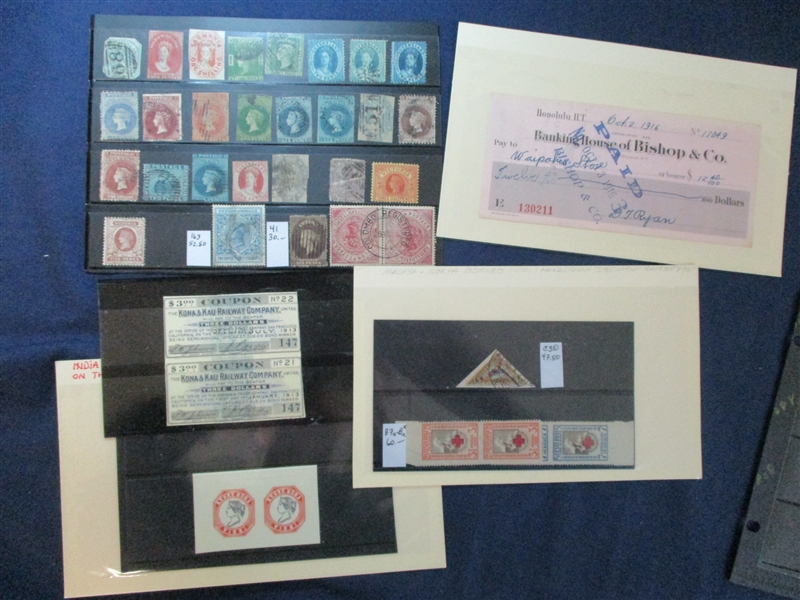 Worldwide Consignment Remainder Stamps and Covers (Est $150-200)