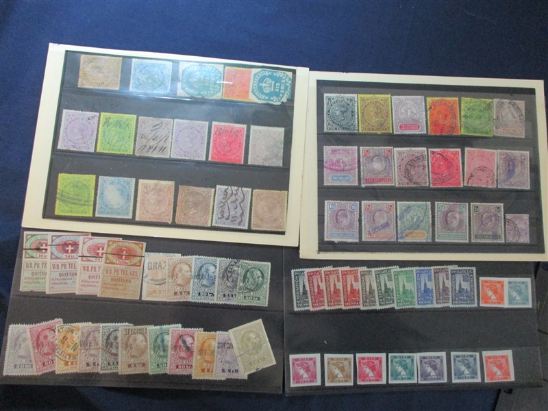 Worldwide Consignment Remainder Stamps and Covers (Est $150-200)