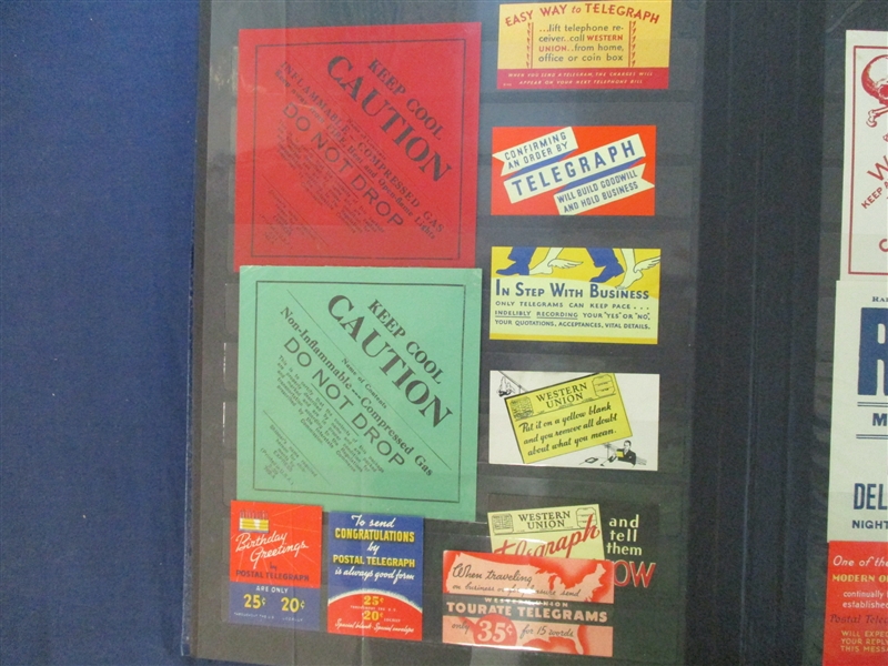 Worldwide Ephemera in Stockbook (Est $275-350)