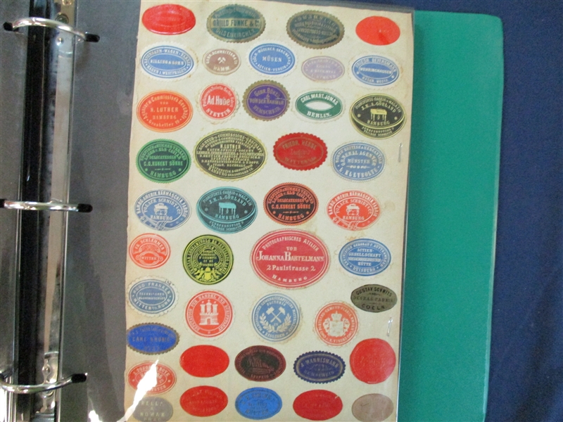 Worldwide Ephemera in Binder (Est $60-100)