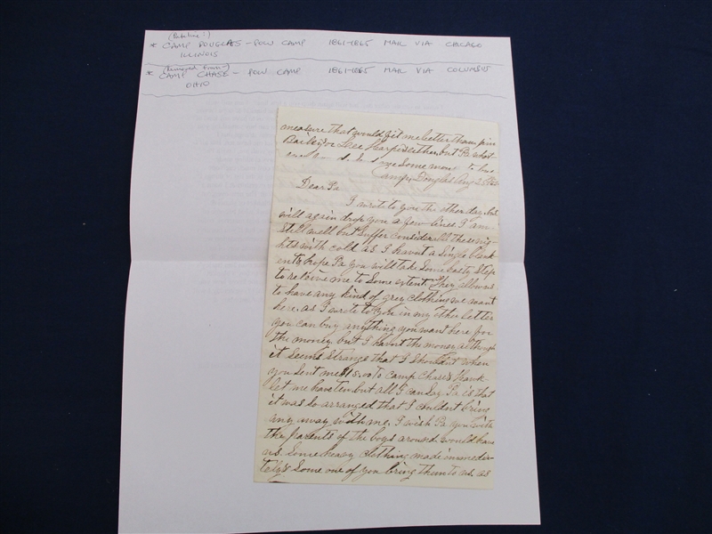 Civil War Letters and More (Est $100-150)