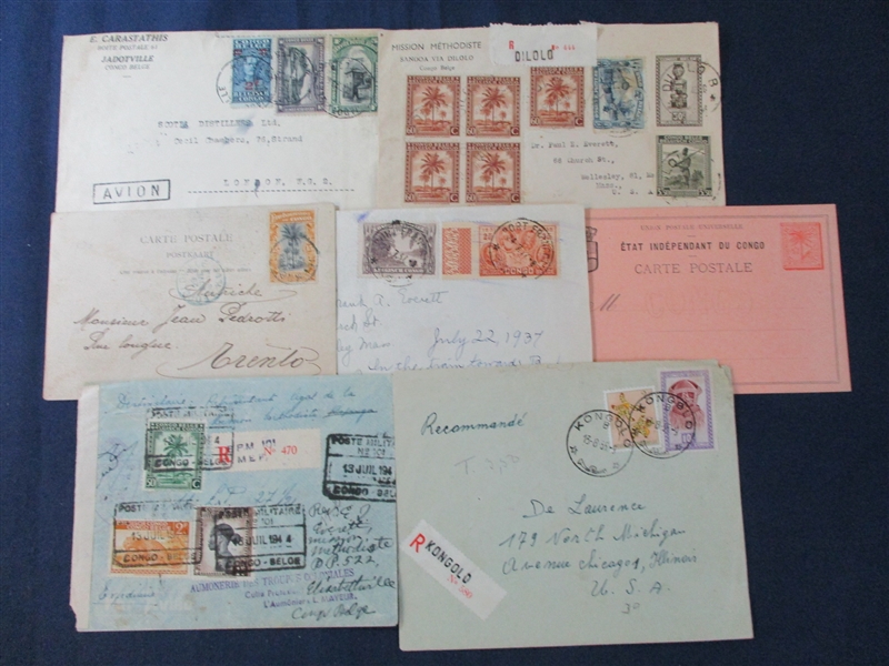 Belgian Congo Cover Accumulation (Est $300-400)