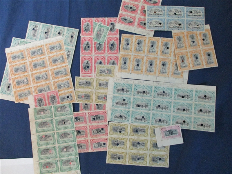 Belgian Congo Mint/Used Accumulation (Est $150-200)