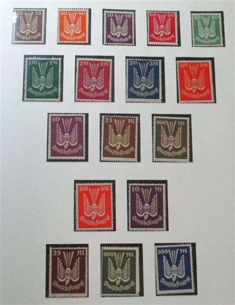 Germany Mint Collection to 1949 in Lindner Hingeless Album (Est $450-600)