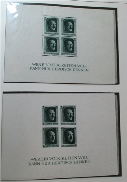 Germany Mint Collection to 1949 in Lindner Hingeless Album (Est $450-600)