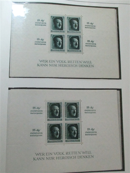 Germany Mint Collection to 1949 in Lindner Hingeless Album (Est $450-600)