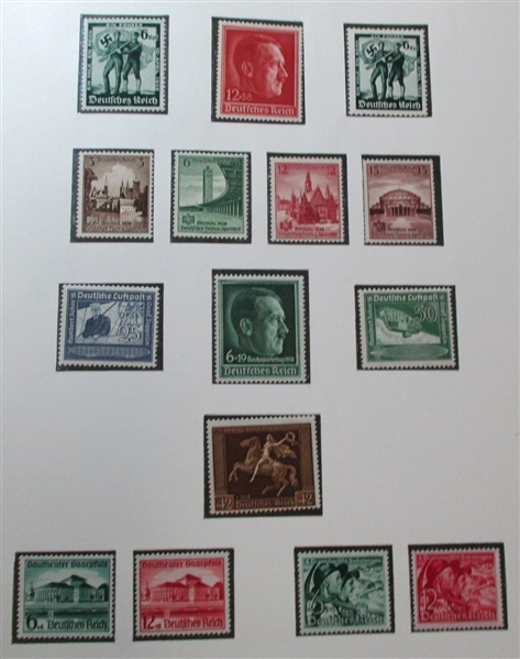 Germany Mint Collection to 1949 in Lindner Hingeless Album (Est $450-600)