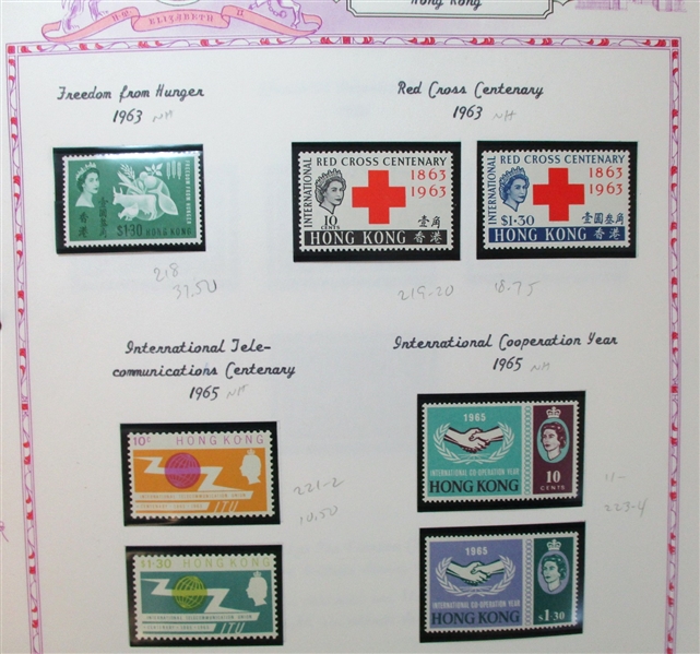 Hong Kong MNH Collection, 1961-1990 (SCV $1230)