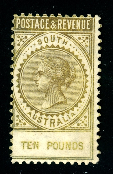 South Australia Scott 91a Unused Avg, £10 Bronze (SCV $12,000)