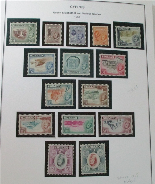 Cyprus Unused/Used Collection to 1988 (Est $175-250)