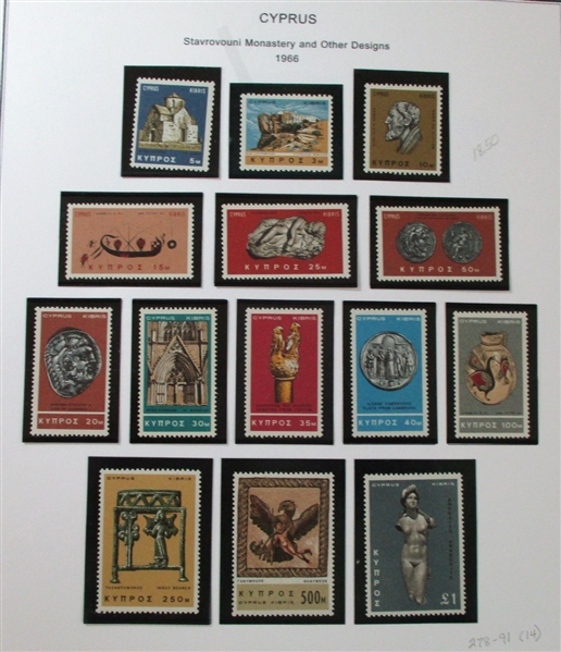 Cyprus Unused/Used Collection to 1988 (Est $175-250)