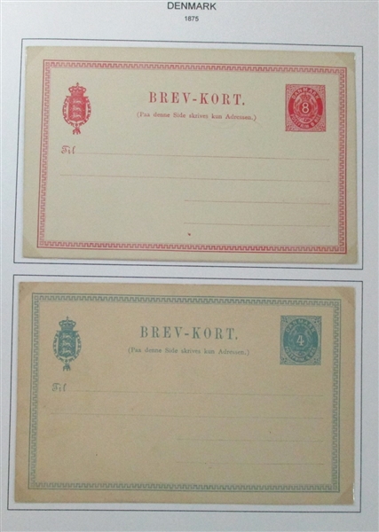 Denmark Unused/Used Collection in 10 Binders to 1997 (Est $900-1200)