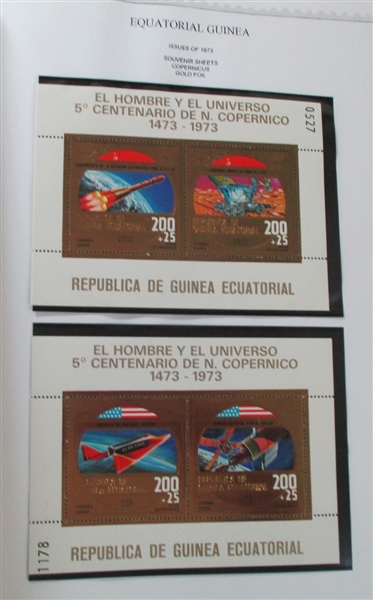 Equatorial Guinea Collection in 6 Binders (Est $200-250)