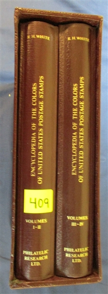 White's Encyclopedia of the Colors of United States Postage Stamps, Volumes I-IV (Est $350-450)