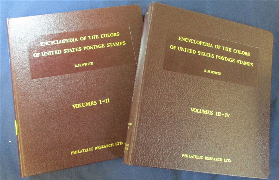 White's Encyclopedia of the Colors of United States Postage Stamps, Volumes I-IV (Est $350-450)