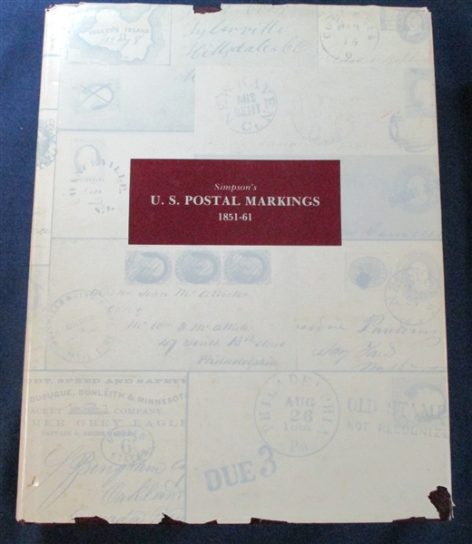 Simpson's U.S. Postal Markings 1851-61, Thomas Alexander, 1979