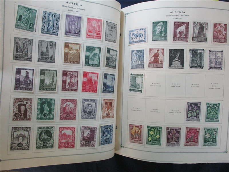 Scott International Collection Part II, 1941-1948 (Est $800-1200)