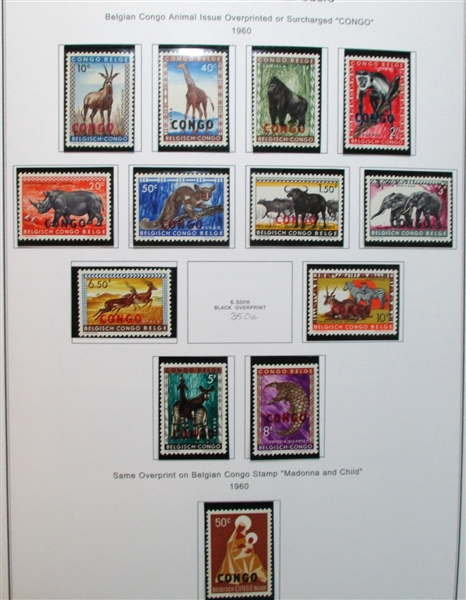 Congo Peoples and Democratic Republic Collections  (Est $200-250)