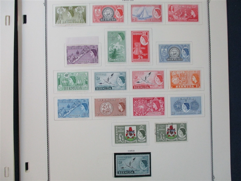 Bermuda Mint and UsedCollection on Scott Pages to 1969 (Est $250-300)