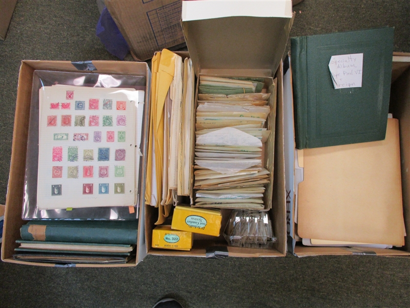 3 Boxes of Philatelic Stuff Needing Some TLC - OFFICE PICKUP ONLY!