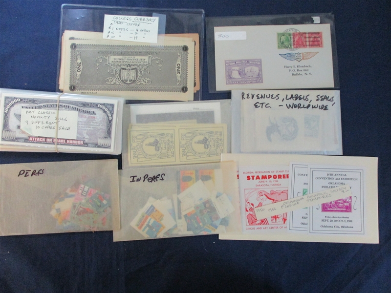 Ephemera Diverse lot (Est $150-200)