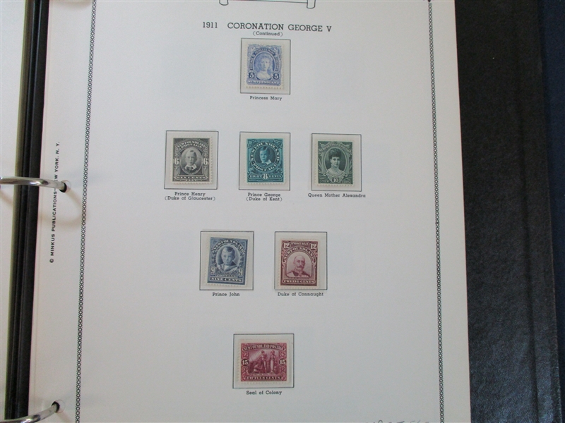 Canada Provinces Collection on Minkus Pages (SCV $1370)