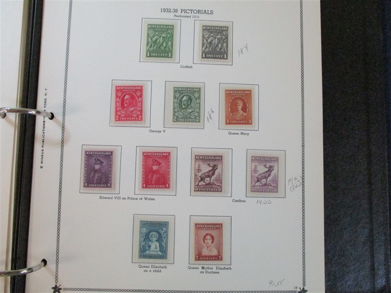 Canada Provinces Collection on Minkus Pages (SCV $1370)