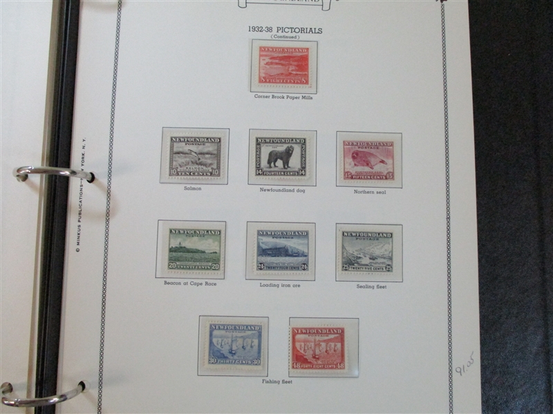 Canada Provinces Collection on Minkus Pages (SCV $1370)