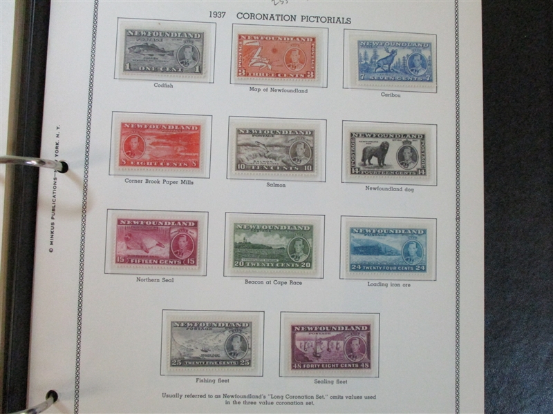 Canada Provinces Collection on Minkus Pages (SCV $1370)