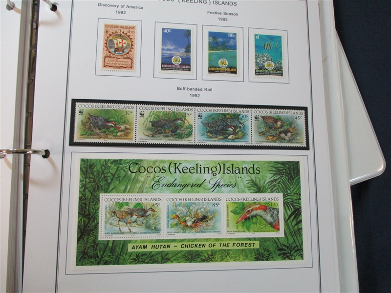 Cocos Islands w/ Christmas Island Mint Collection (Est $120-150)