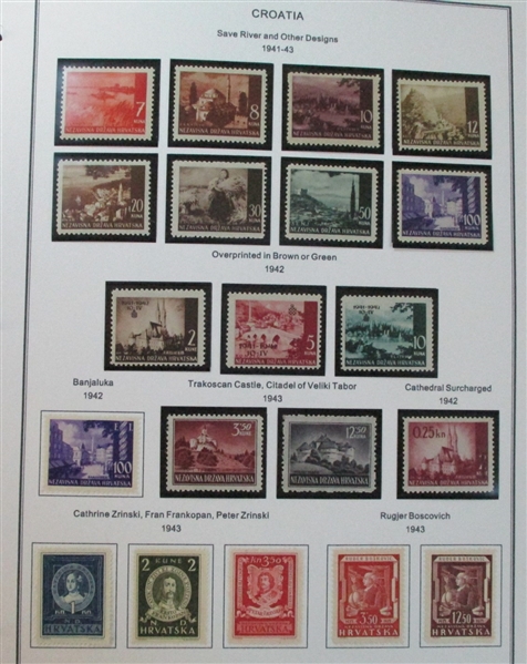 Croatia Unused Collection, 1941-1949 (Est $90-120)