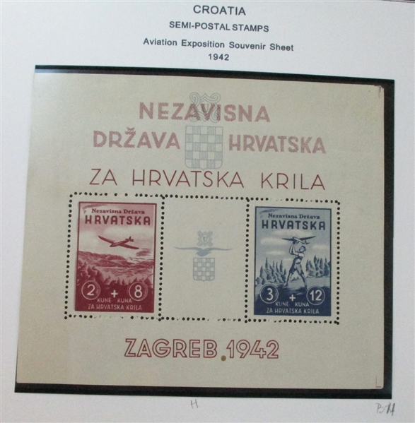 Croatia Unused Collection, 1941-1949 (Est $90-120)