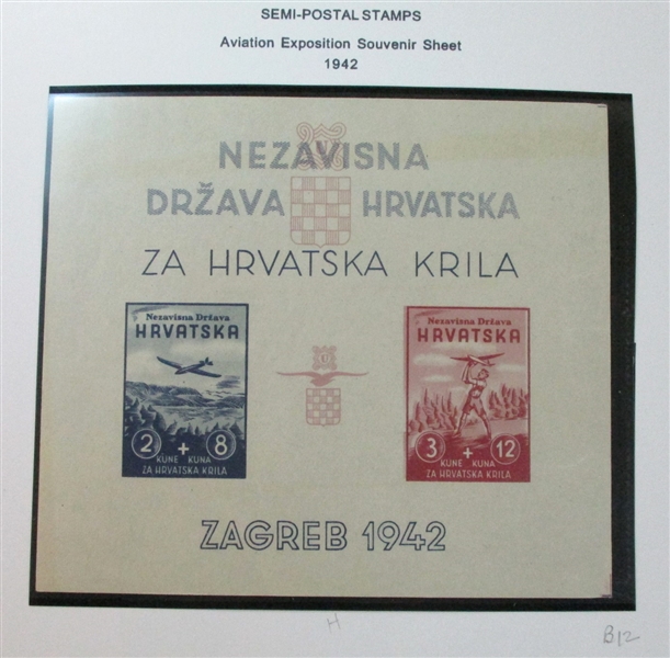 Croatia Unused Collection, 1941-1949 (Est $90-120)