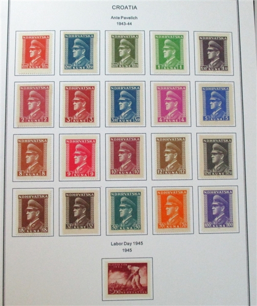 Croatia Unused Collection, 1941-1949 (Est $90-120)