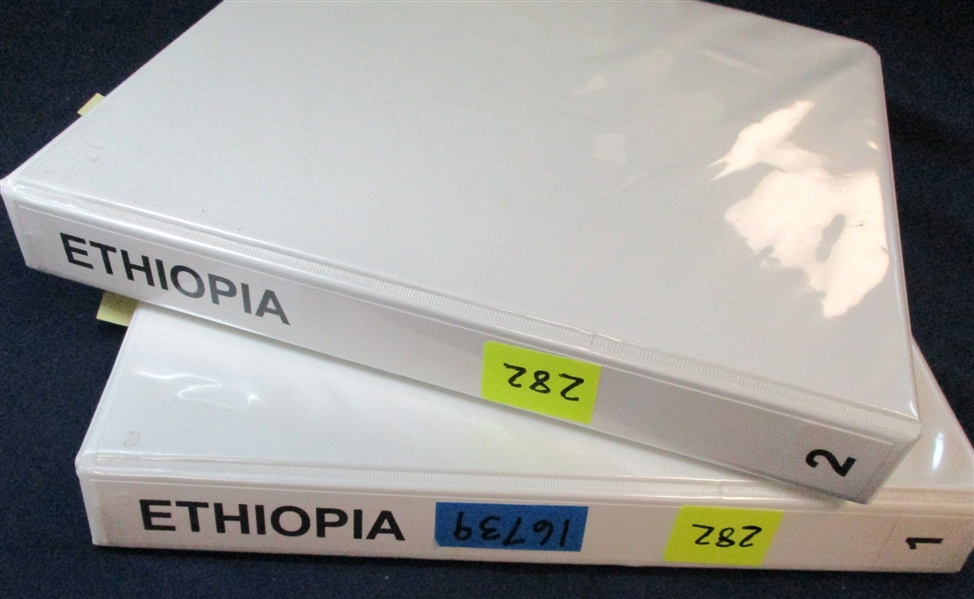 Ethiopia Unused/Used Collection in 2 Binders (Est $300-400)