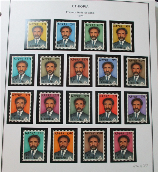 Ethiopia Unused/Used Collection in 2 Binders (Est $300-400)