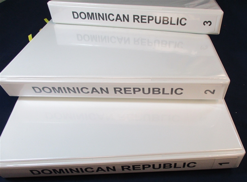 Dominican Republic Unused/Used Collection in 3 Binders (Est $150-200)