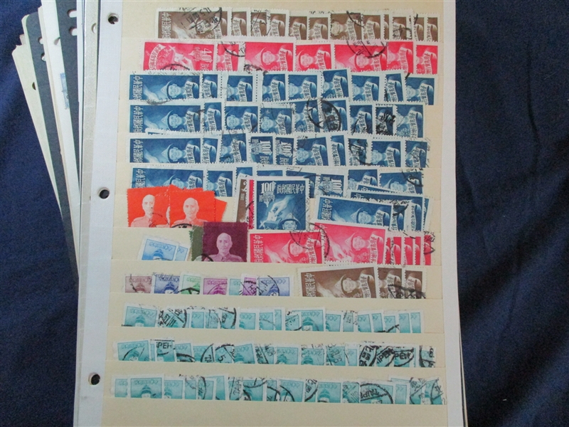 Group of Foreign Sets and Sngles on Pages (Est $100-150)